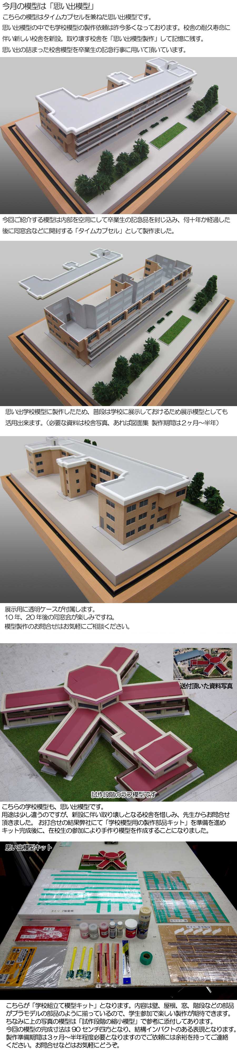 タイムカプセル模型