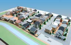 分譲住宅模型 製作