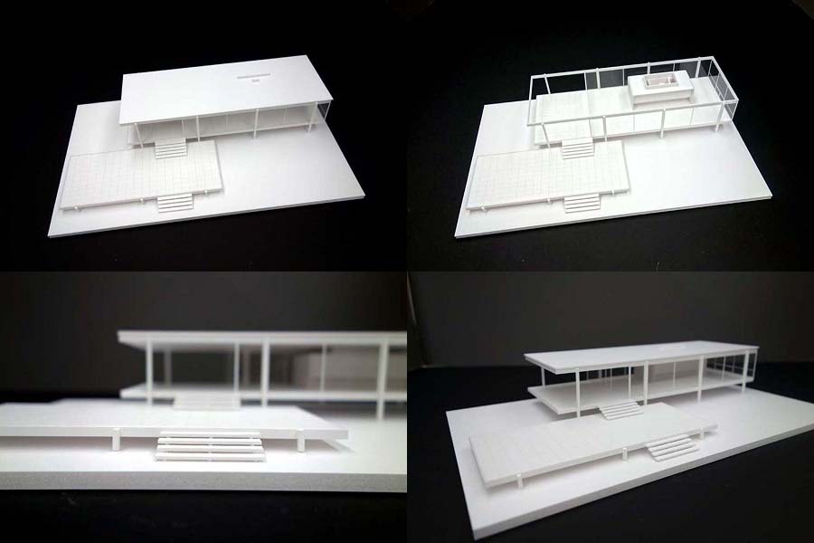 ファンズワース邸建築模型キット