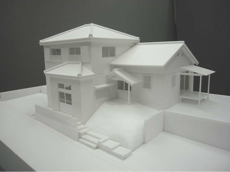 建築模型(白模型）