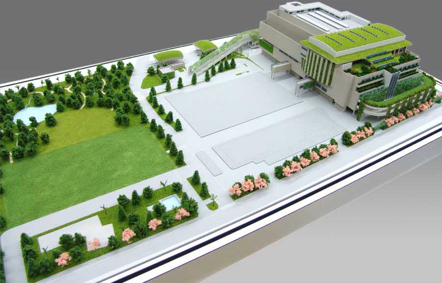 リサイクルセンター模型